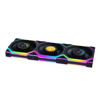LIAN LI Nom : UNI FAN SL LCD ARGB PWM, 3-pack 120mm - 1
