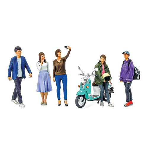 Figurines Groupe d'amis du campus Coloris Unique