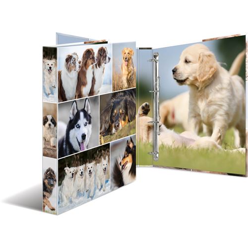 Non Communiqué Herma Classeur À Anneaux 'Chiens', A4, Mécanisme À 4 Anneaux