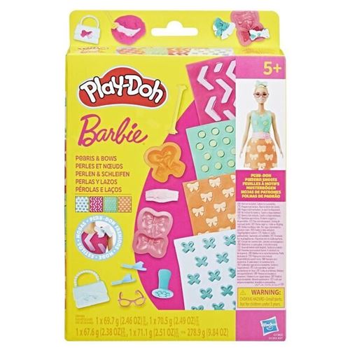 Play-Doh Recharges Pour Coffret De Pâte À Modeler Barbie Perles Et Nouds - Image 3
