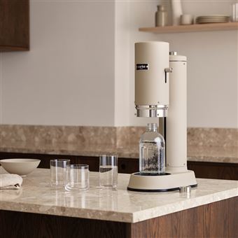 Machine à eau pétillante Carbonator Pro sable - Aarke - Beige - Inox