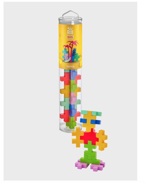 Plus Plus Pp3431 Tube Big Tropical - 15 Pcs - Image 2
