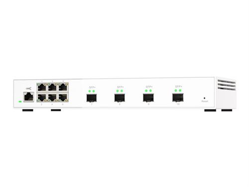 QNAP QSW-M2106-4S - Commutateur - Géré - 6 x 2.5GBase-T + 4 x Ethernet 10 Go SFP+ - de bureau