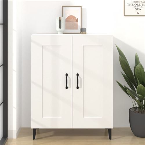vidaXL - Buffet - Blanc - 69,5x34x90 cm - Image 3
