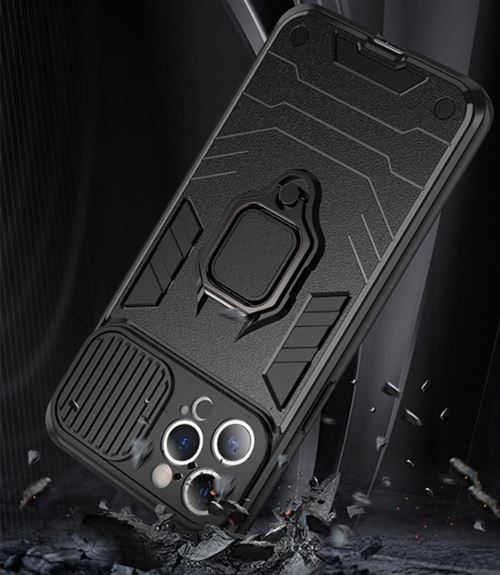 Coque iPhone 14 Pro Max Magnétique Avec Protège Objectif - Transparente /  Zwart - | bol