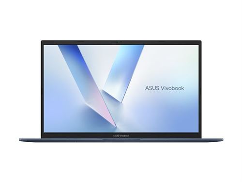 ASUS VivoBook 17 X1704VA-DICAU1056W - Conception de charnière à 180 degrés - Intel Core 3 - 100U / jusqu'à 4.7 GHz - Win 11 Home - Intel Graphics - 8 Go RAM - 512 Go SSD NVMe - 17.3" 1920 x 1080 (Full HD) - Wi-Fi 6 - bleu calme - clavier : AZERTY