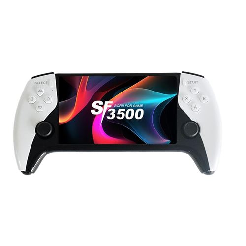 Console de jeu portable rétro NEOZHOU SF3500 – Écran IPS HD 5 pouces – Grande capacité 64 Go – 20 000 jeux classiques préinstallés