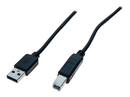 exertis Connect - Câble USB - USB (M) pour USB type B (M) - USB 2.0 - 1.8 m - noir