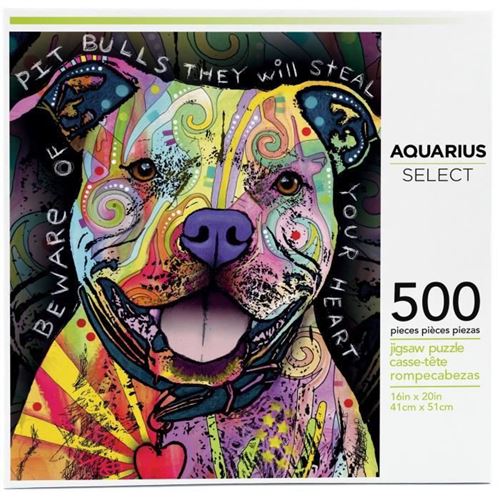 AQUARIUS Puzzle 500 pieces Dean Russo Pit Bull - 62502