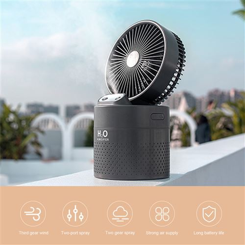 0€15 sur Portable USB rechargeable jet d'air portable Sprinkler ventilateur  Mini ventilateur Humidificateur - Ventilateur - Achat & prix
