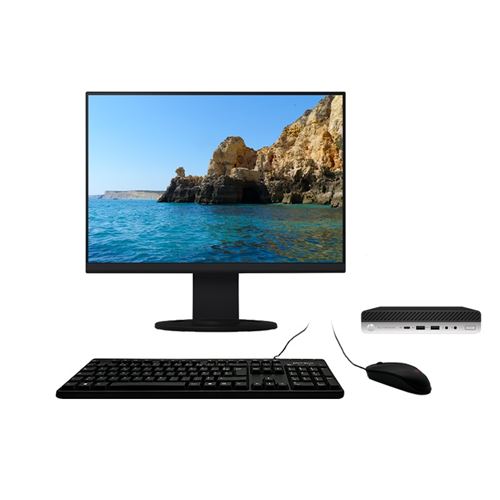 HP 600 G4 Mini i5-8500T 3.50Ghz 32Go/2To SSD WiFi Linux Ubuntu + Ecran 22
