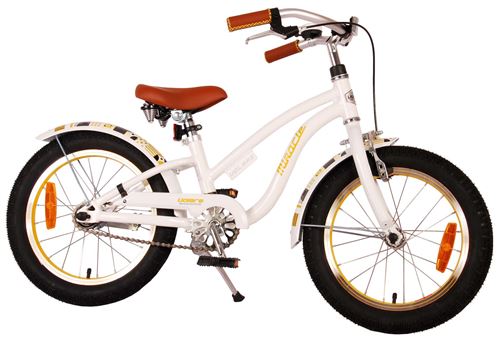 Vélo pour enfants - Volare Miracle Cruiser - Filles - 16 pouces - Blanc
