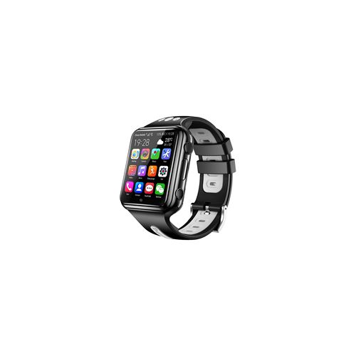 Montre Android 1.54 Montre Connect&eacute;e Sportif 4G 3+32Go WiFi Bluetooth Noir Gris + SD 4Go