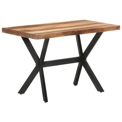 vidaXL Table de salle à manger 120x60x75 cm Bois massif