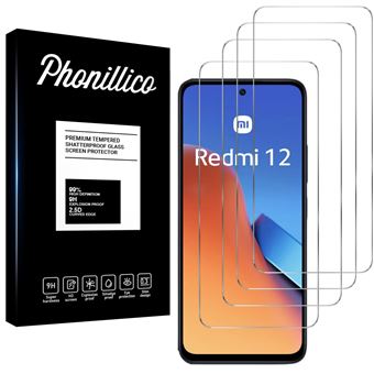 Verre Trempé pour Xiaomi Redmi Note 12 4G [Pack 4] Film Vitre Protection  Ecran Phonillico® - Protection d'écran pour smartphone - Achat & prix