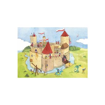 Maquette Boite Puzzle Château fort 9 pièces