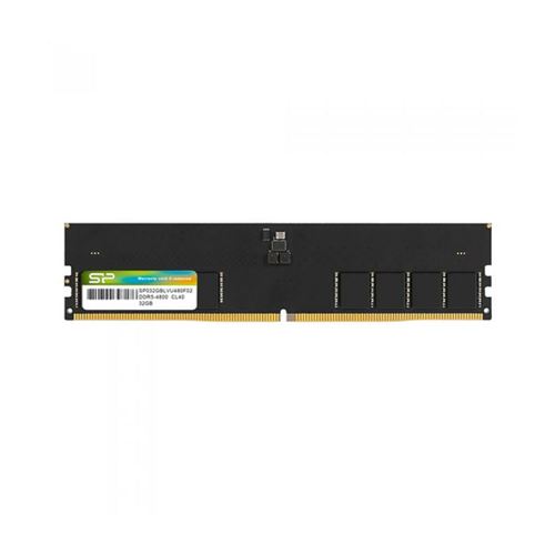 SILICON POWER - DDR5 - module - 32 Go - DIMM 288 broches - 4800 MHz / PC5-38400 - CL40 - 1.1 V - mémoire sans tampon - on-die ECC