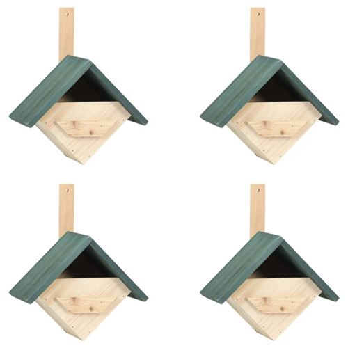VidaXL - Vogelhaus holz, One Size, Beige