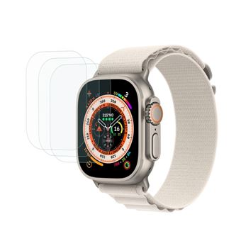 Pack de 3 Protections d'Ecran pour Watch Ultra 49mm en Verre Trempé Eko Transparent - 1