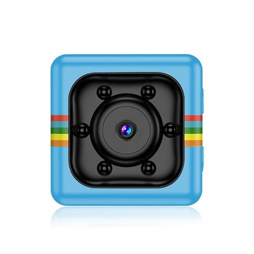 Non Communiqué Bleue Mini Caméra Hd Sport Sans Fil Détection Mouvement Infrarouge Carte Tf + Sd 32Go Yonis