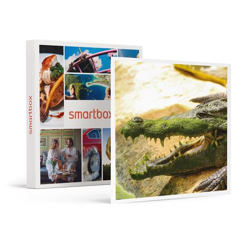 SMARTBOX - Coffret Cadeau Journée en famille près de Montélimar : entrées pour La Ferme aux Crocodiles pour 2 adultes et 1 enfant-Sport & Aventure