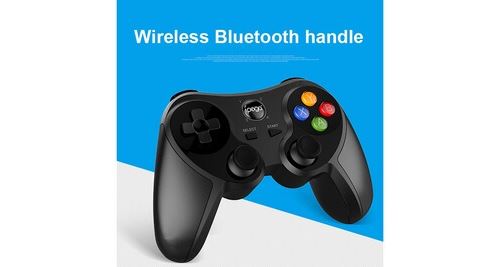 Manette de jeu sans fil bluetooth gamepad pour pc android - noir