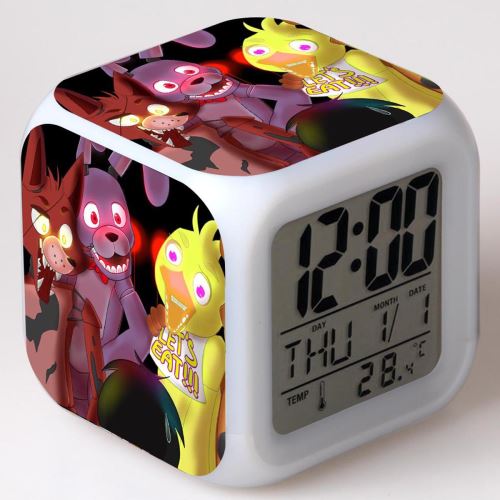 Réveil enfant LED Multifonctionnel Coloré - Five Nights at Freddy's #53