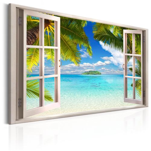 Tableau - window: sea view - artgeist - 120x80