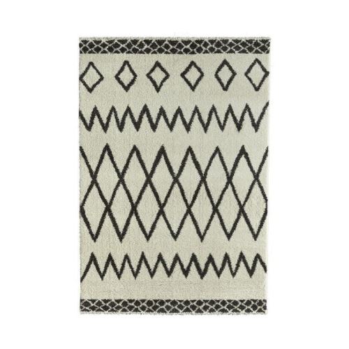 VERDI Tapis de salon inspiration ethnique 120x170 cm ivoire