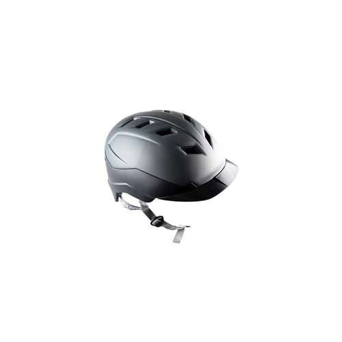 Casque urbain polisport e city noir/gris mat in mold avec reglage occipital 54/59