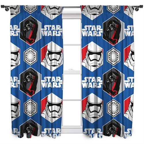 Double rideaux Star Wars 135 cm