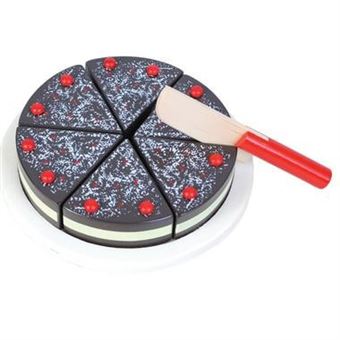 Jouet En Bois Gateau 6 Parts A Decouper Dinette Enfant 3 Ans Cuisine Achat Prix Fnac