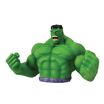 Marvel Hulk Bust Bank - Green Action Figure - 1