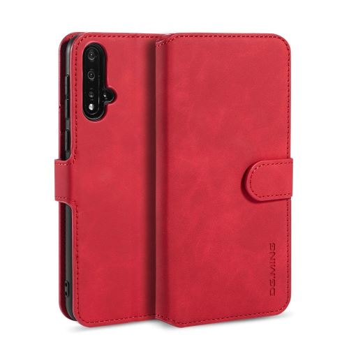 Etui en PU style rétro rouge pour votre Huawei Nova 5/Nova 5 Pro