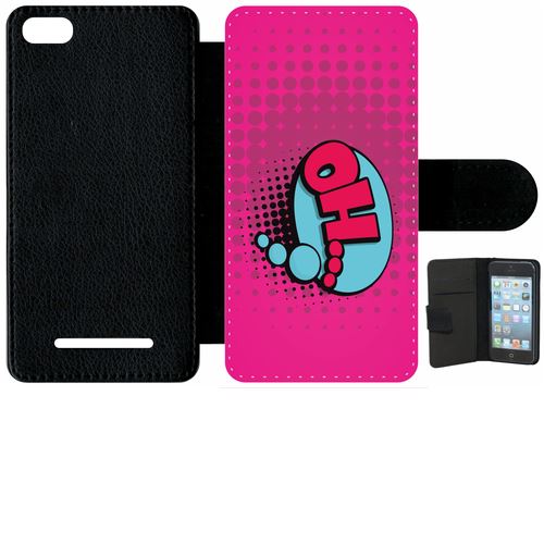 Étui Porte Feuille Xiaomi Mi 4c Oh Fond Rose