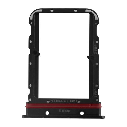 Tiroir Carte pour Xiaomi Mi Note 10 2x Nano SIM de remplacement Noir Clappio