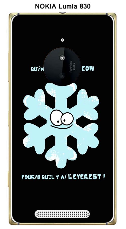 Coque Nokia Lumia 830 design flocon