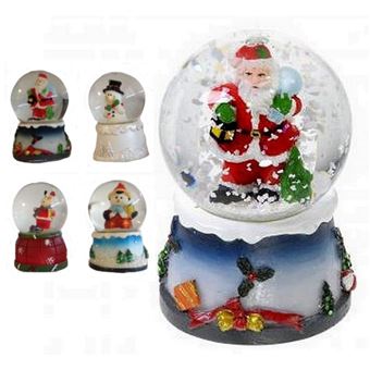 Pere Noel Boule De Neige 1 Boule A Neige Lumineuse Renne Pere Noel Bonhomme De Neige Pingouin 7 Cm Deco Autres Achat Prix Fnac