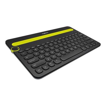 Logitech Multi-Device K480 - Clavier - sans fil - Bluetooth - Allemand - noir - 1
