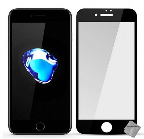 Film de protection vitre verre trempe incurve integral pour Apple iPhone SE (2020) - NOIR