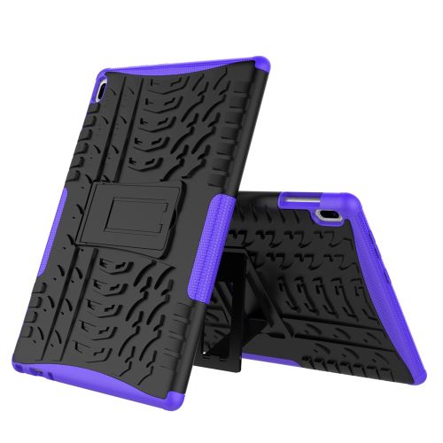 Étui de protection antichoc avec support pour Lenovo Tab4 10 - Violet