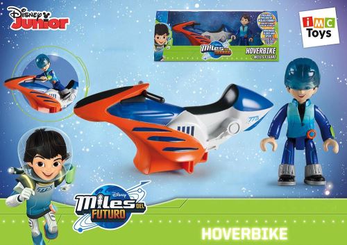 Miles Moto Hoverbike avec figurine 25 cm
