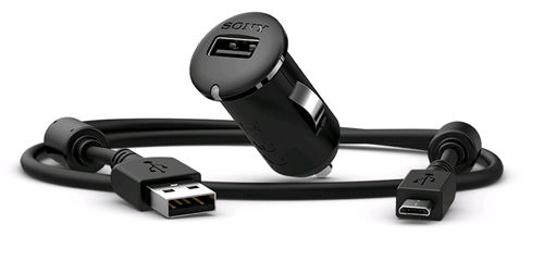 Chargeur Allume-cigare Sony Micro Usb - Noir
