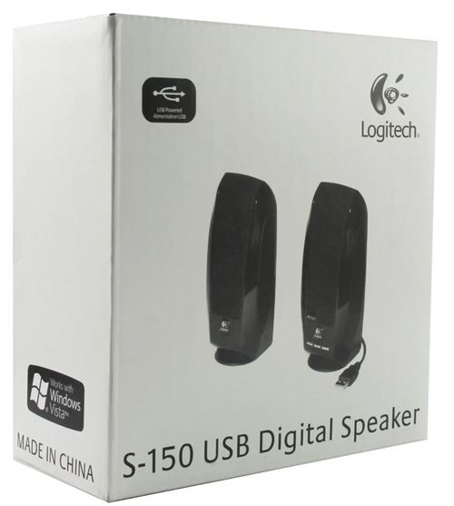 Logitech S150 Digital USB - Luidsprekers - voor PC - USB - 1.2 Watt (Totaal) - zwart
