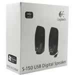 Logitech USB numérique S150 - Haut-parleurs - pour PC - USB - 1.2 Watt (Totale) - noir