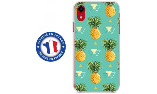 Coque souple pour Apple iPhone XR avec impression Motifs ananas