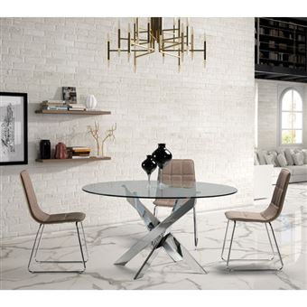 17% sur Table de repas ronde 120 cm FAXOU Achat & prix Meubler Design Table à manger ronde design Krypto pas