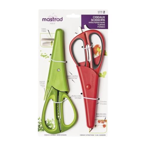 MASTRAD F24152 Lot de 2 ciseaux