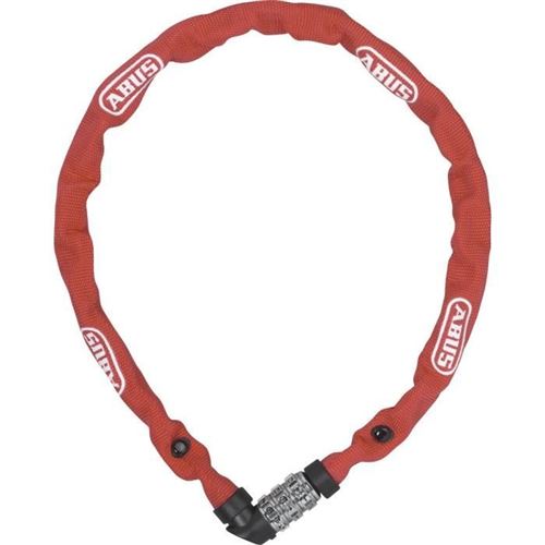Abus Homme Rouge Antivol - Chaîne 1200 Web 60 Cm - Vélo Loisir Adulte - Image 1