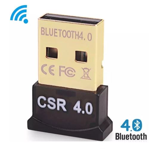 Clé USB Dongle Bluetooth V 4.0 Adaptateur pour PC MAC Windows - noir